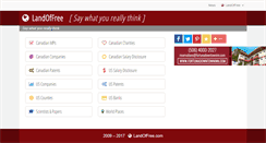 Desktop Screenshot of landoffree.com